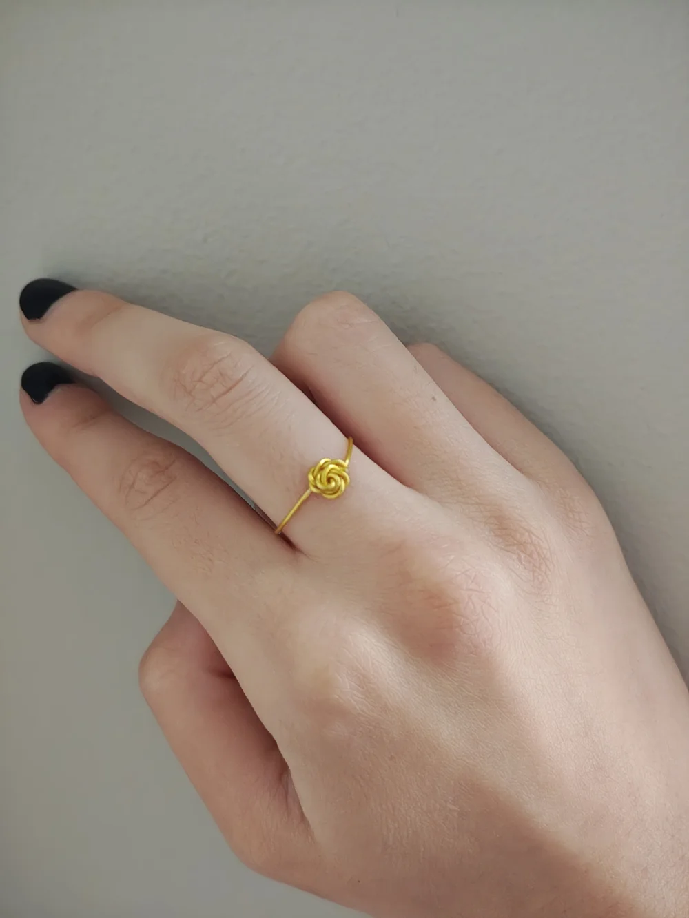 Gold Rose Ring - Women's Fashion Jewelry